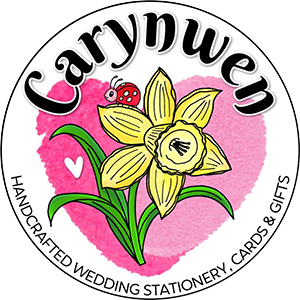 Welsh wedding stationery and gifts by Carynwen
